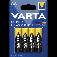 Mignon-Batterie VARTA Superlife Zink-Chlorid, Typ AA, 1,5V, 4er-Blister