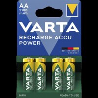 Mignon-Akku VARTA LONGLIFE ACCU Ready2Use, Ni-MH, 2.100mA, Typ AA, 4er-Blister