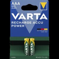 Micro-Akku VARTA ACCU Ready2Use, Ni-MH, 800mA, Typ AAA, 2er-Blister