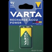9V-Akku VARTA POWER ACCU Ready2Use, Ni-MH, 200mA, Typ 9V...