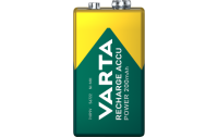 9V-Akku VARTA POWER ACCU Ready2Use, Ni-MH, 200mA, Typ 9V Block, 1er-Blister