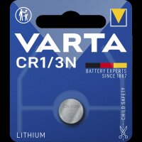 Lithium-Knopfzelle VARTA CR1/3n, CR11108, 170mAh, 3V, 1er-Blister