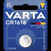 Lithium-Knopfzelle VARTA CR 1616, 55mAh, 3V 1er-Blister