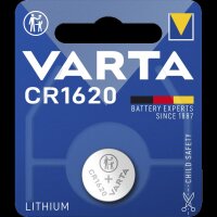 Lithium-Knopfzelle VARTA CR 1620, 70mAh, 3V, 1er-Blister
