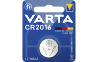 Lithium-Knopfzelle VARTA CR 2016, 90mAh, 3V, 1er-Blister
