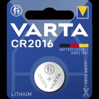 Lithium-Knopfzelle VARTA CR 2016, 90mAh, 3V, 1er-Blister