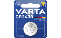 Lithium-Knopfzelle VARTA CR 2430, 280mAh, 3V, 1er-Blister