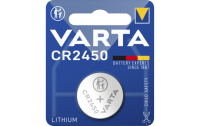 Lithium-Knopfzelle VARTA CR 2450, 560mAh, 3V, 1er-Blister