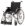 Leichtgewichtrollstuhl Pyro start plus+ mit Trommelbremse Duo-Armlehne,PU>>>>Farbe: silber SB 52 cm