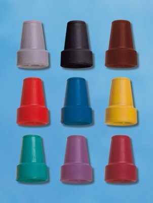 Gummikapsel für Unterarmgehstützen 16mm (VPE: 2 Stück)>>>>Farbe: schwarz