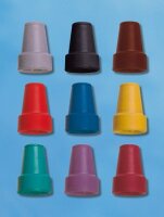 Gummikapsel für Unterarmgehstützen 16mm(VPE: 10 Stück)>>>>Farbe: schwarz