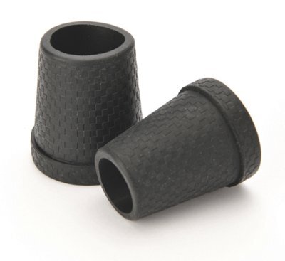 Schlank-Gummipuffer KARO m.,Stahleinlage 18mm schwarz,