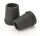 Schlank-Gummipuffer KARO m.,Stahleinlage 18mm schwarz,