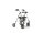 Leichtgewicht-Rollator Eco-Plus mit Korb, Stockhalter>>>>Farbe: carbon