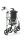 Leichtgewicht-Rollator Eco-Plus mit Korb, Stockhalter>>>>Farbe: carbon