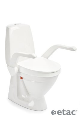 My-Loo Toilettensitzerhöhung,fest m.Deckel u.Armlehnen,2cm,