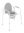 Invacare Styxo 2 Toiletten,-Sitzgestell m.Topf u.Deckel,