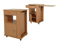 puracare Nachttisch notto,Buche Dekor,