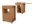 puracare Nachttisch notto,Buche Dekor,