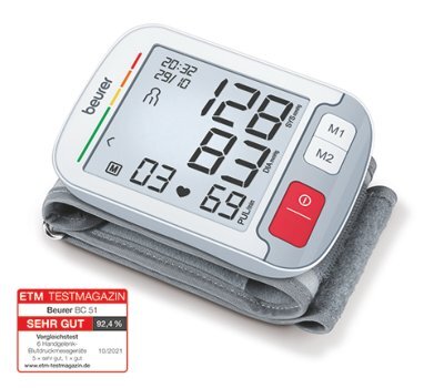 Blutdruckmeßgerät BC 51 für Handgelenk>>>>