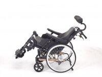 Multifunktions- und Lagerungsrollstuhl Rea Clematis Pro, AOK BW, TrBr., Therapietisch perlmuttbeige>>>>SB 39 cm