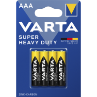 Micro-Batterie VARTA Super Heavy Duty Zink-Kohle, Typ AAA, R03, 1,5V, 4er-Pack
