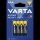 Micro-Batterie VARTA Super Heavy Duty Zink-Kohle, Typ AAA, R03, 1,5V, 4er-Pack