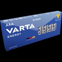 Micro-Batterie VARTA Energy Alkaline, Typ AAA, LR06, 1,5V, 10er Pack