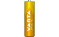 Mignon-Batterie VARTA Longlife Alkaline, Typ AA, LR06, 1,5V, 24er Pack