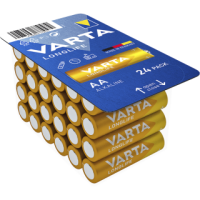 Mignon-Batterie VARTA Longlife Alkaline, Typ AA, LR06, 1,5V, 24er Pack