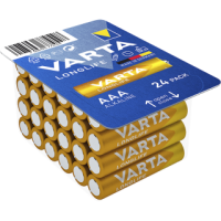 Micro-Batterie VARTA Longlife, Alkaline, Typ AAA, LR06, 1,5V, 24er Pack