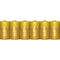 Baby-Batterie VARTA Longlife, Alkaline, Typ C, LR14, 1,5V, 6er Pack