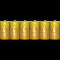 Baby-Batterie VARTA Longlife, Alkaline, Typ C, LR14, 1,5V, 6er Pack