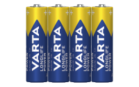 Mignon-Batterie VARTA Longlife Power Alkaline, Typ AA,...