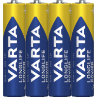 Micro-Batterie VARTA Longlife Power Alkaline, Typ AAA, LR03, 1,5V, 4er Pack