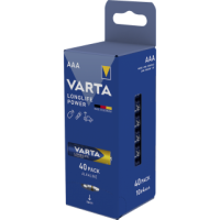 Micro-Batterie VARTA Longlife Power Alkaline, Typ AAA, LR03, 1,5V, 40er Pack
