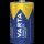 Mono-Batterie VARTA Longlife Power Alkaline, Typ D, LR20, 1,5V, 4er Pack