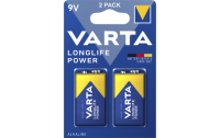 9V-Block Batterie VARTA Longlife Power Alkaline, 6LR61,...