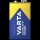 9V-Block Batterie VARTA Longlife Power Alkaline, 6LR61, 2er Blister