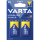 9V-Block Batterie VARTA Longlife Power Alkaline, 6LR61, 2er Blister
