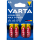 Mignon-Batterie VARTA Longlife Max Power Alkaline, Typ AA, LR06, 1,5V, 4-Pack