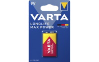 9V-Block Batterie VARTA  Longlife Max Power Alkaline,...
