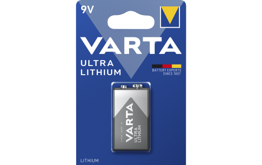 E-Block Batterie VARTA Ultra Lithium, 6FR61, 9V, Ultra Lithium