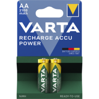 Mignon-Akku VARTA, Typ AA, NiMH-Akku, HR06, 1,2V/2100 mAh, Pre-charged, 2er Pack