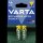 Mignon-Akku VARTA, Typ AA, NiMH-Akku, HR06, 1,2V/2600 mAh, Pre-charged, 2er Pack