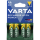 Mignon-Akku VARTA, Typ AA, NiMH-Akku, HR06, 1,2V/2600 mAh, Pre-charged, 4er Pack