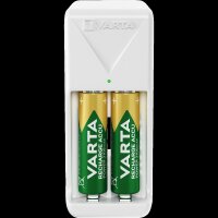 Mini Universal-Ladegerät VARTA, inkl. 2x Mignon Akku Typ AA, Akku NiMH, 2100mAh