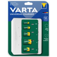Mini Universal-Ladegerät VARTA, für AA/ AAA/ C/ D/ 9V Batterien, NiMH Akku
