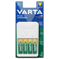 Universal-Ladegerät VARTA, inkl. 4x Mignon Akku Typ AA, NiMH Akku, 2100mAh