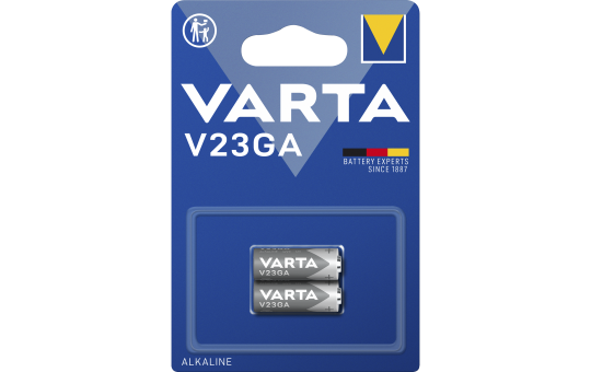 V23GA-Batterie VARTA Electronics Alkaline, MN21, 12V, 2er-Pack